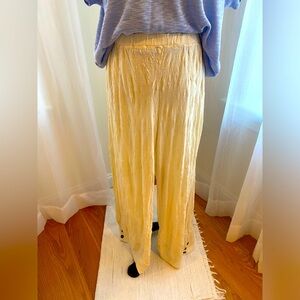 Lauren Vidal Beige soft harem style pants